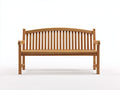 Bancos de jardín de madera 180x60x90 cm - madera natural - diseño clásico para exterior