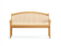 Bancos de jardín de madera 180x60x90 cm - madera natural - diseño clásico para exterior